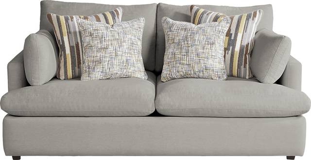 Aldon Park Gray Loveseat - Thumbnail - Image 1