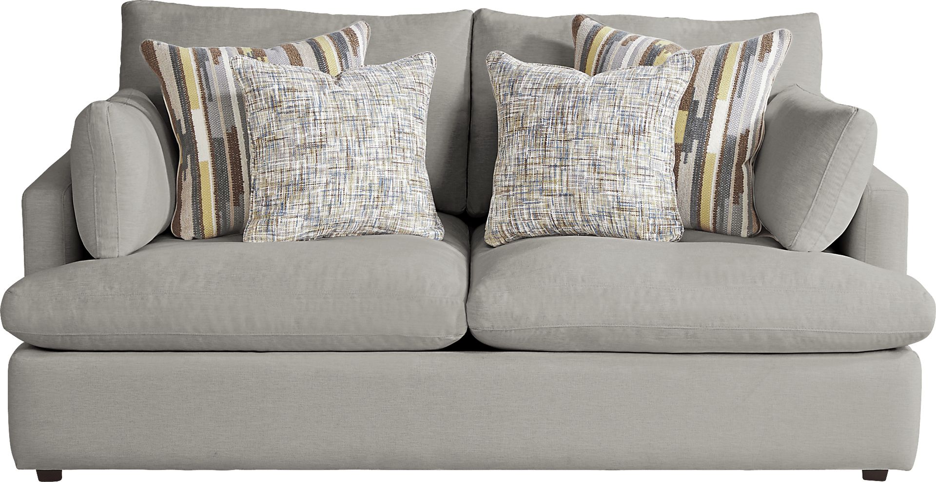 Aldon Park Gray Loveseat - Image 1
