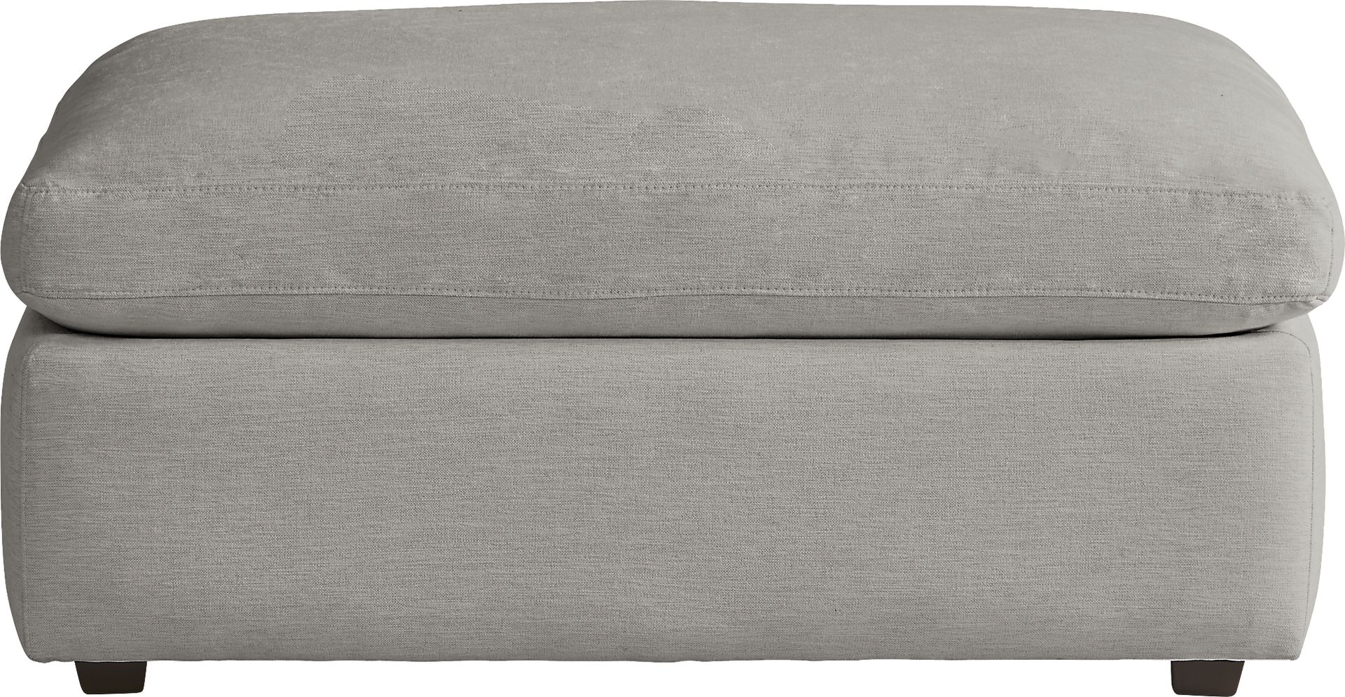 Aldon Park Gray Ottoman - Image 2