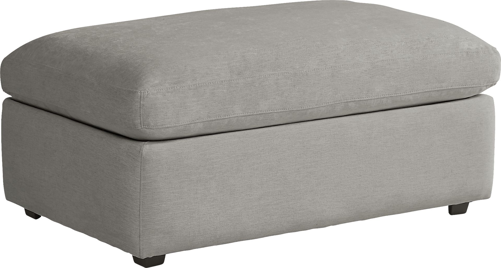 Aldon Park Gray Ottoman - Image 1