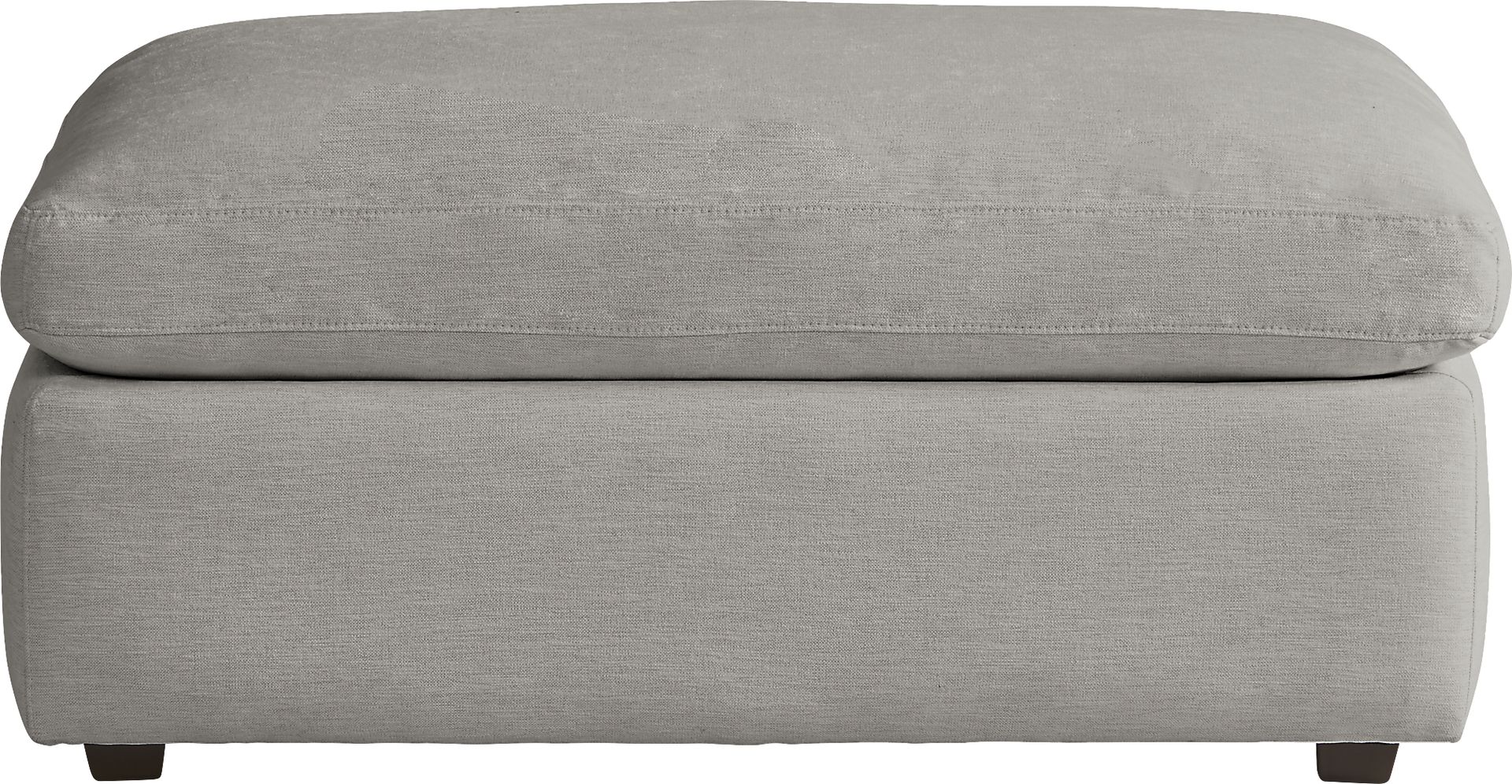 Aldon Park Gray Ottoman - Image 1