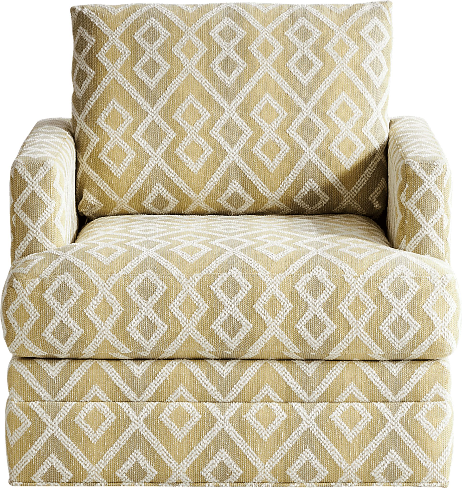 Aldon Park Green Accent Swivel Chair - Image 2