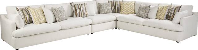 Aldon Park White 4 Pc Sectional - Thumbnail - Image 1