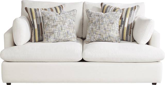 Aldon Park White Loveseat - Thumbnail - Image 1