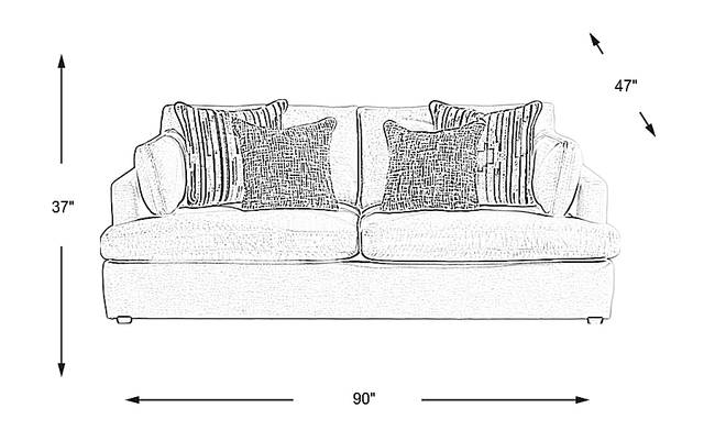 Dimension Image. Please refer to the Dimension Tab on this page for dimension details.