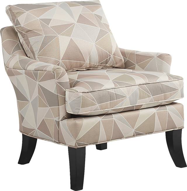 Cindy Crawford Home Aldyn Beige Accent Chair - Thumbnail - Image 1