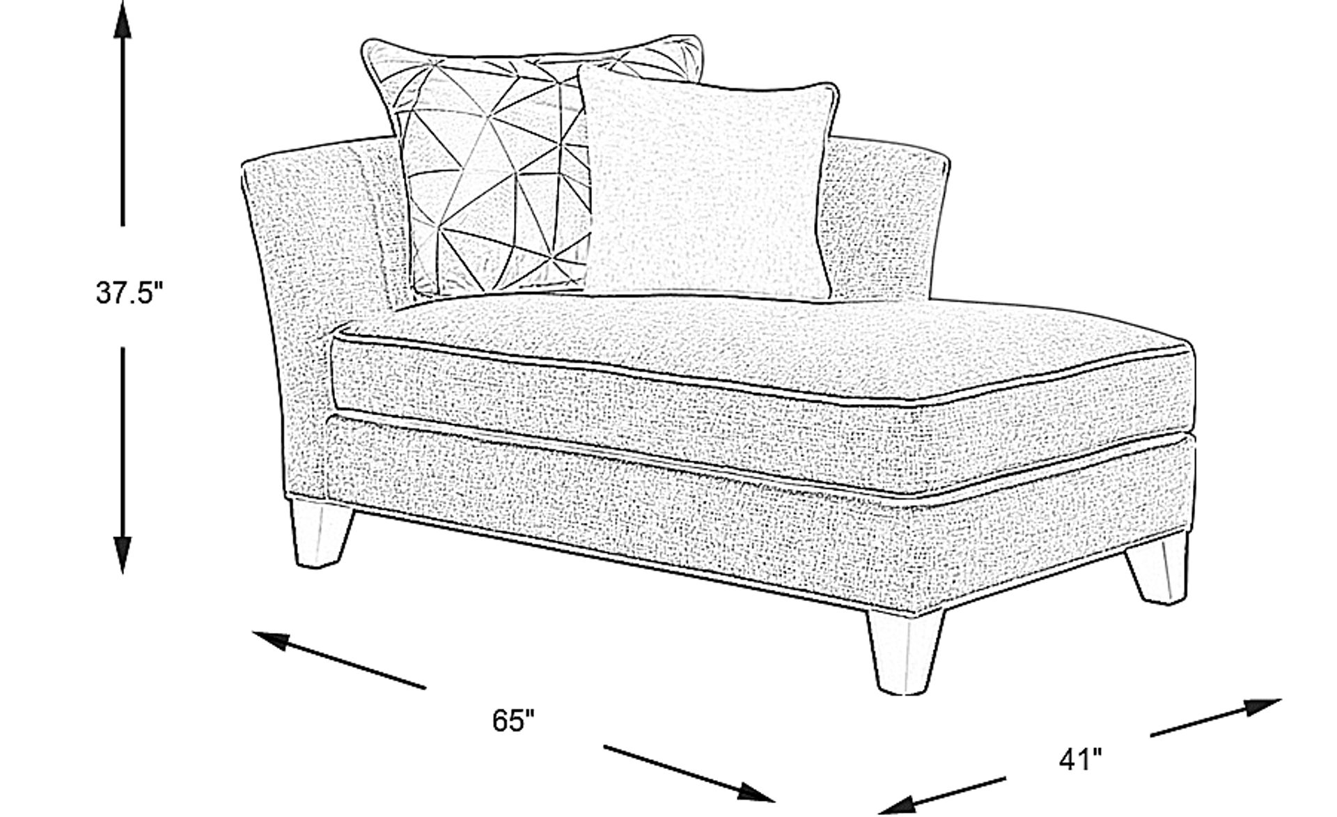 Dimension Image. Please refer to the Dimension Tab on this page for dimension details.