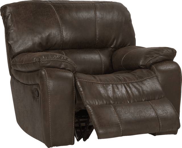 Cindy Crawford Home Alpen Ridge Brown Glider Recliner - Thumbnail - Image 3