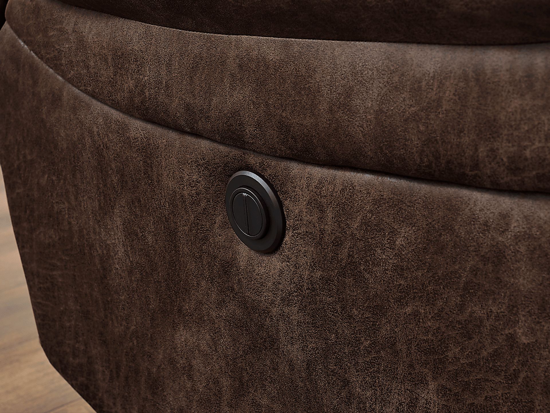 Cindy Crawford Home Alpen Ridge Brown Power Reclining Sofa - Image 3