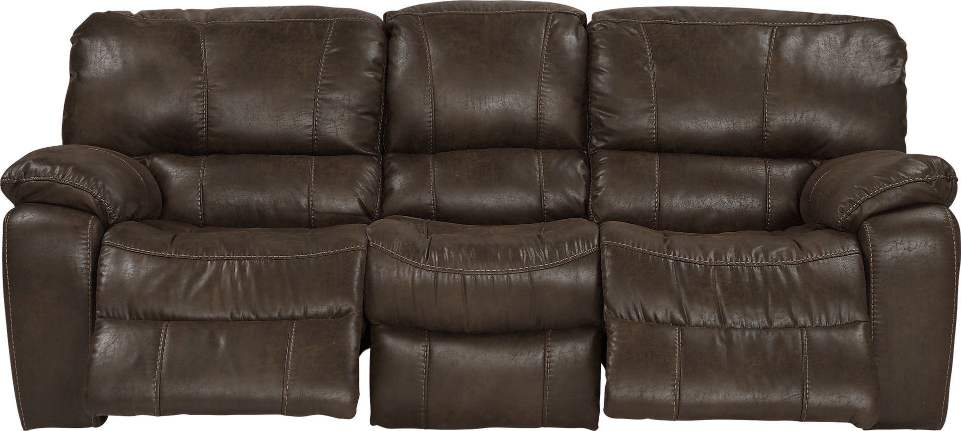 Cindy Crawford Home Alpen Ridge Brown Power Reclining Sofa - Image 1