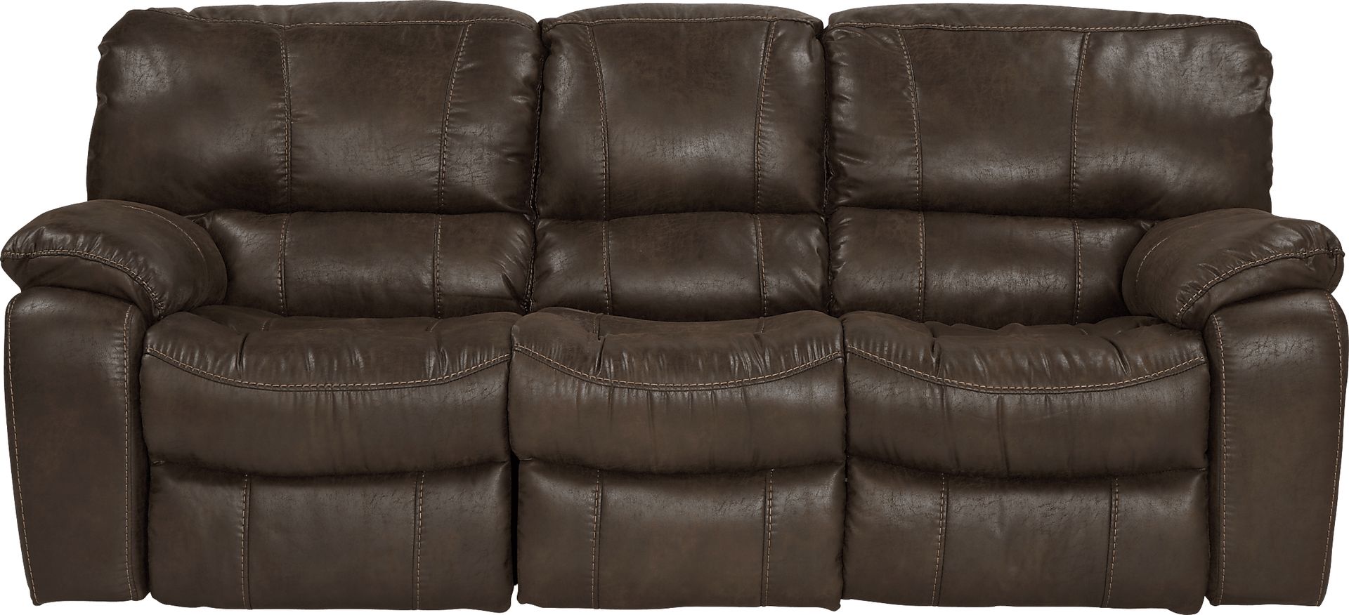 Cindy Crawford Home Alpen Ridge Brown Power Reclining Sofa - Image 1