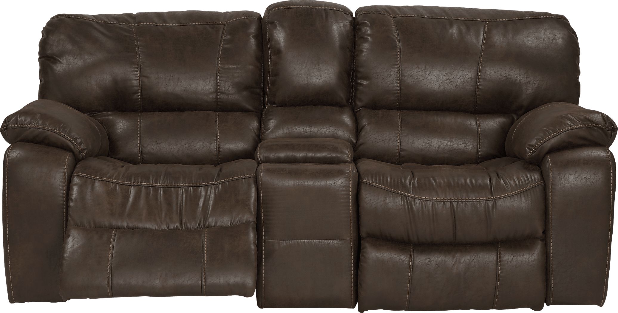 Cindy Crawford Alpen Ridge Brown Microfiber Glider,Manual