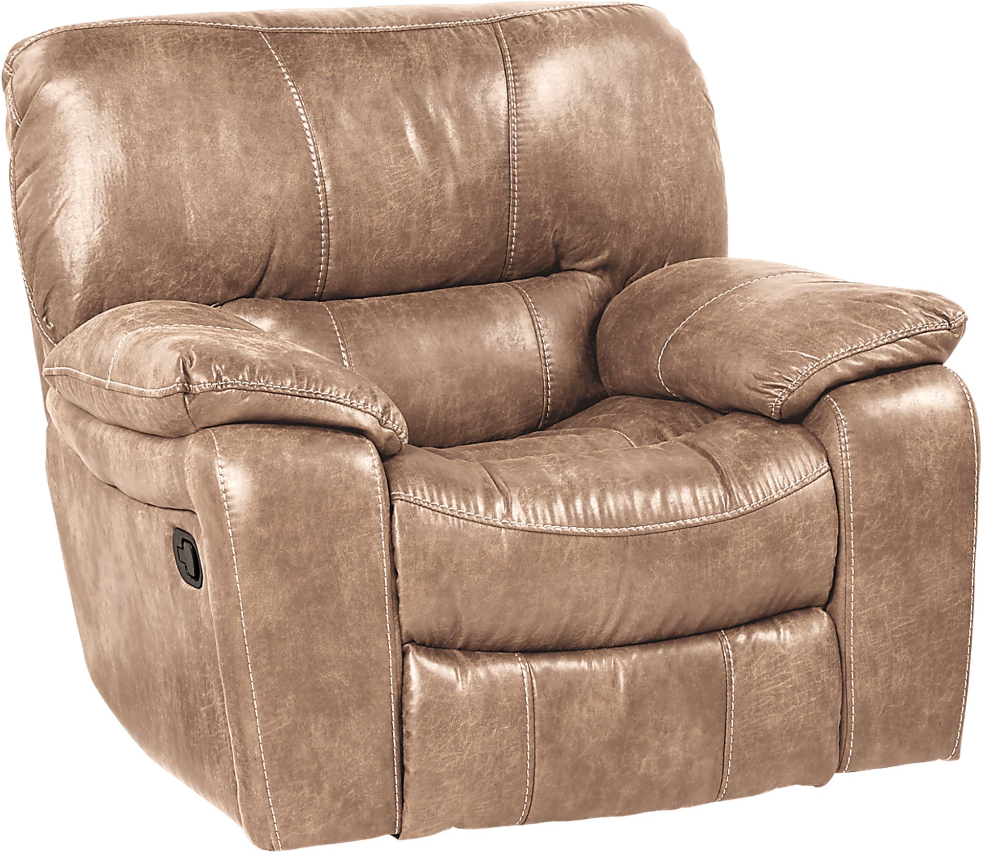 Cindy Crawford Home Alpen Ridge Tan 3 Pc Reclining Living Room - Image 9