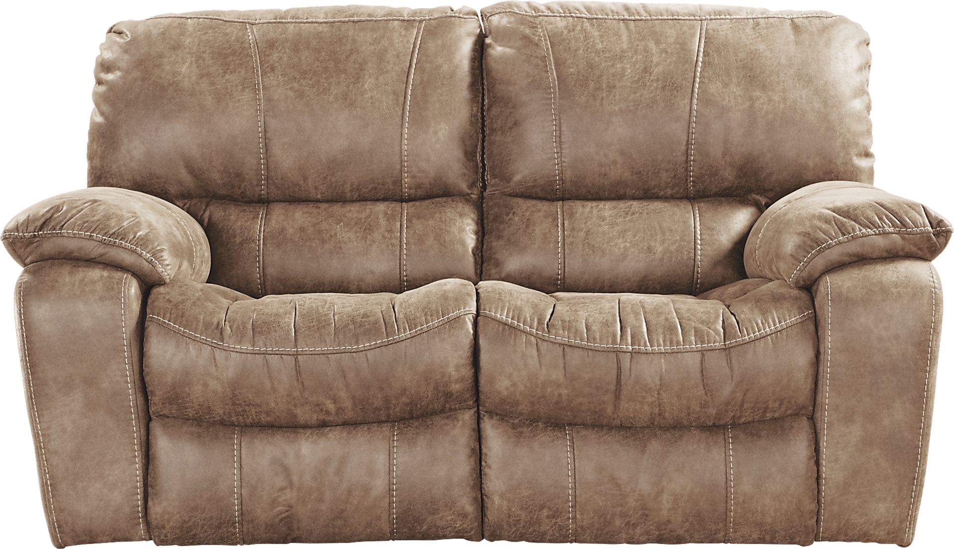 Cindy Crawford Home Alpen Ridge Tan 3 Pc Living Room with Reclining Sofa - Image 7