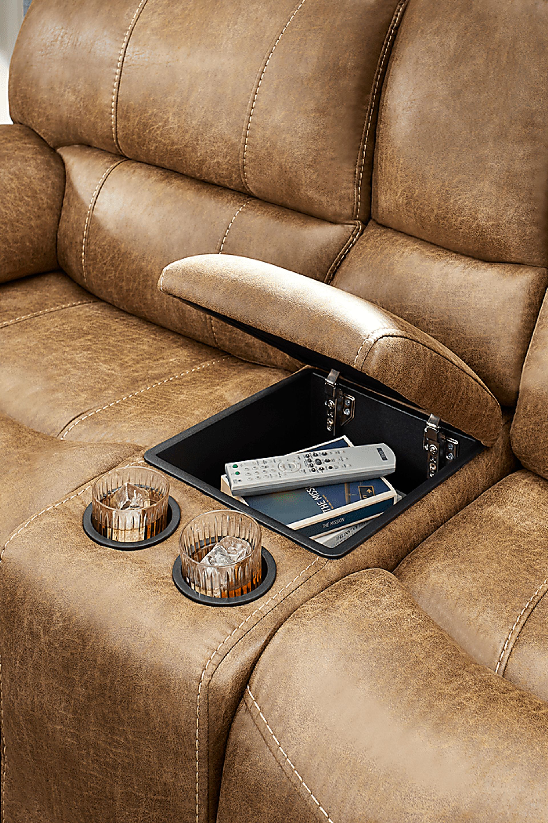 Alpen Ridge Silt 3 Pc Reclining Living Room - Image 10