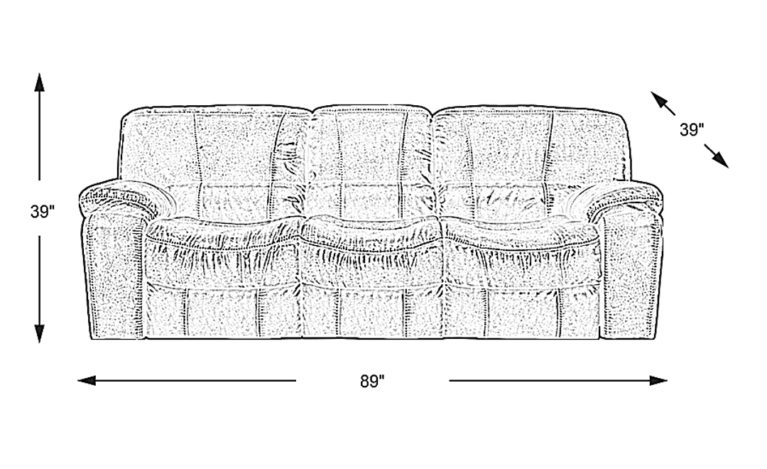 Alpen Ridge Non-Power Reclining Sofa