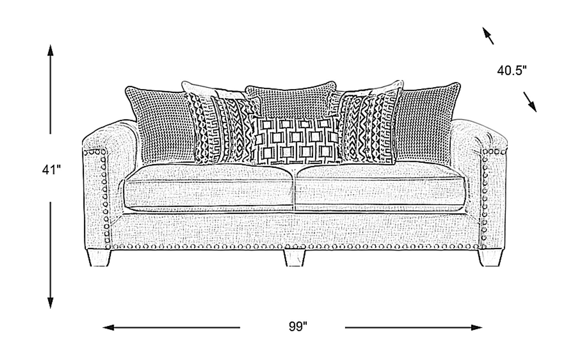 Dimension Image. Please refer to the Dimension Tab on this page for dimension details.