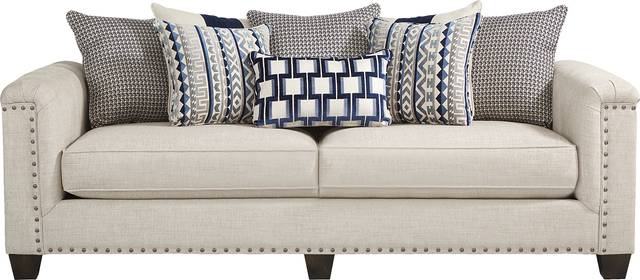 Cindy Crawford Home Asher Place Beige 7 Pc Living Room - Thumbnail - Image 2