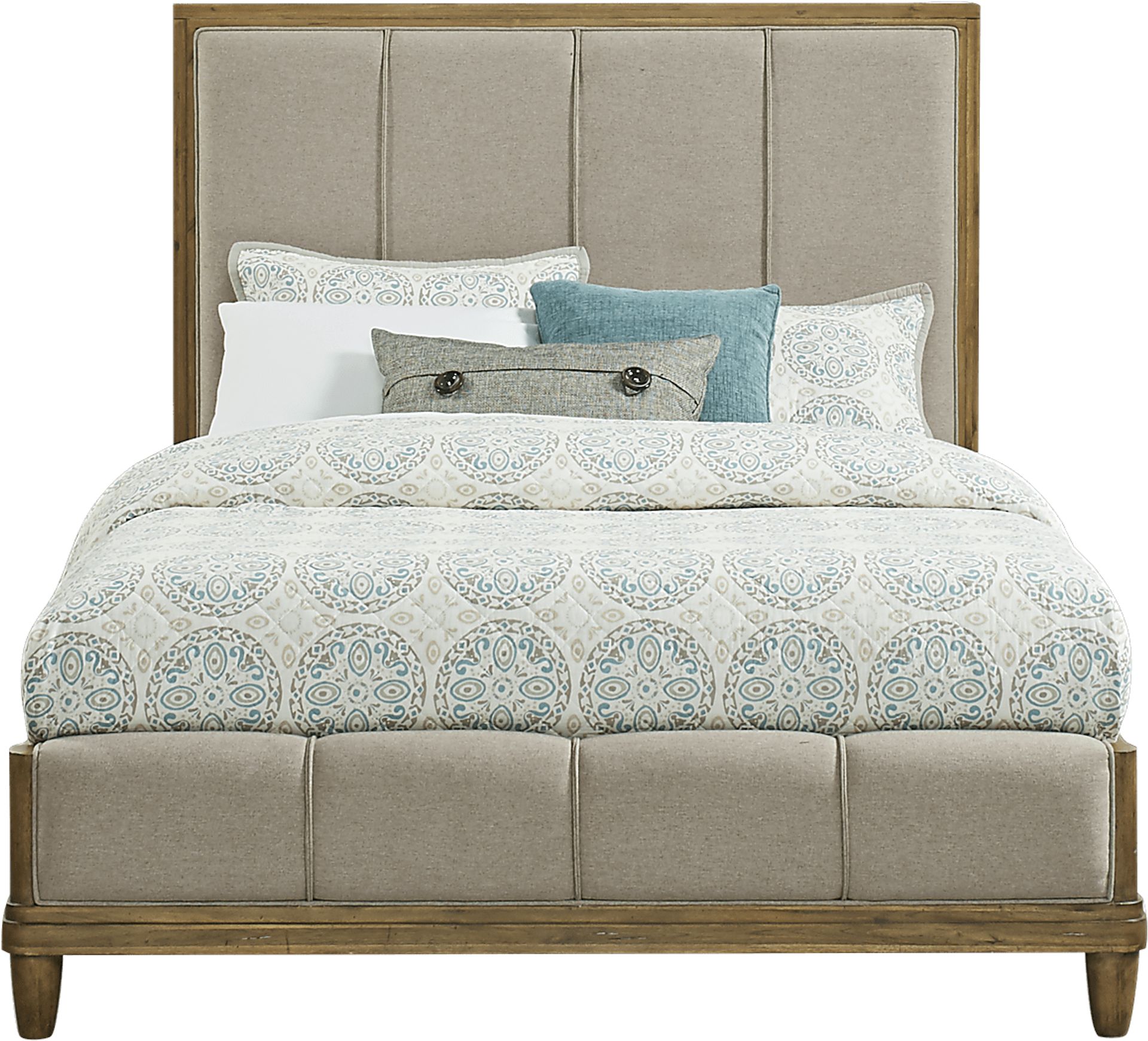 Cindy Crawford Home Aspen Lakes Hickory 7 Pc King Upholstered Bedroom - Image 2