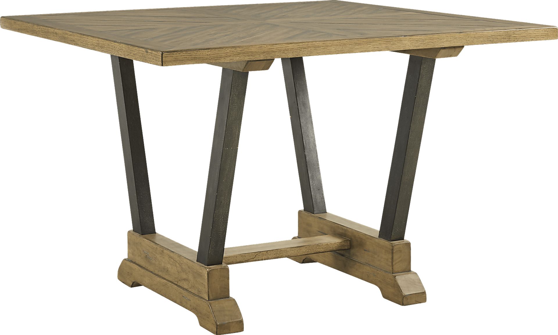 Cindy Crawford Aspen Lakes Hickory Dark Wood Counter Height Dining Table Rooms to Go