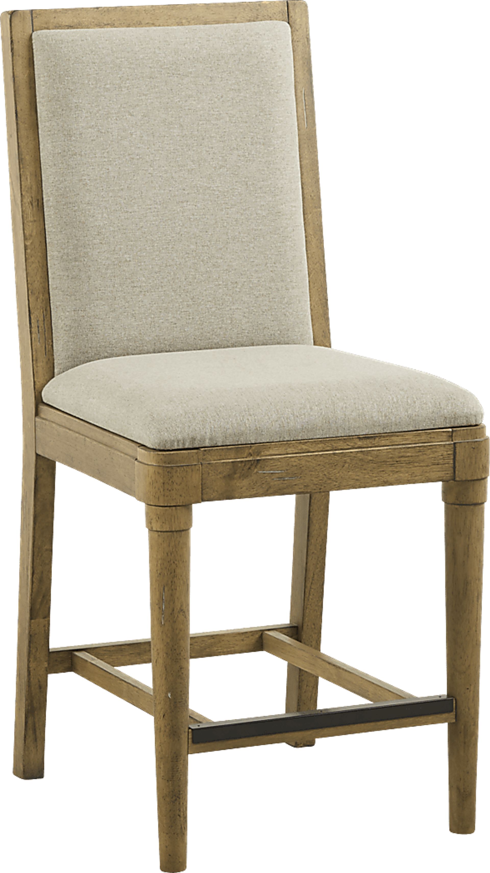Cindy Crawford Home Aspen Lakes Hickory Counter Height Stool - Image 1