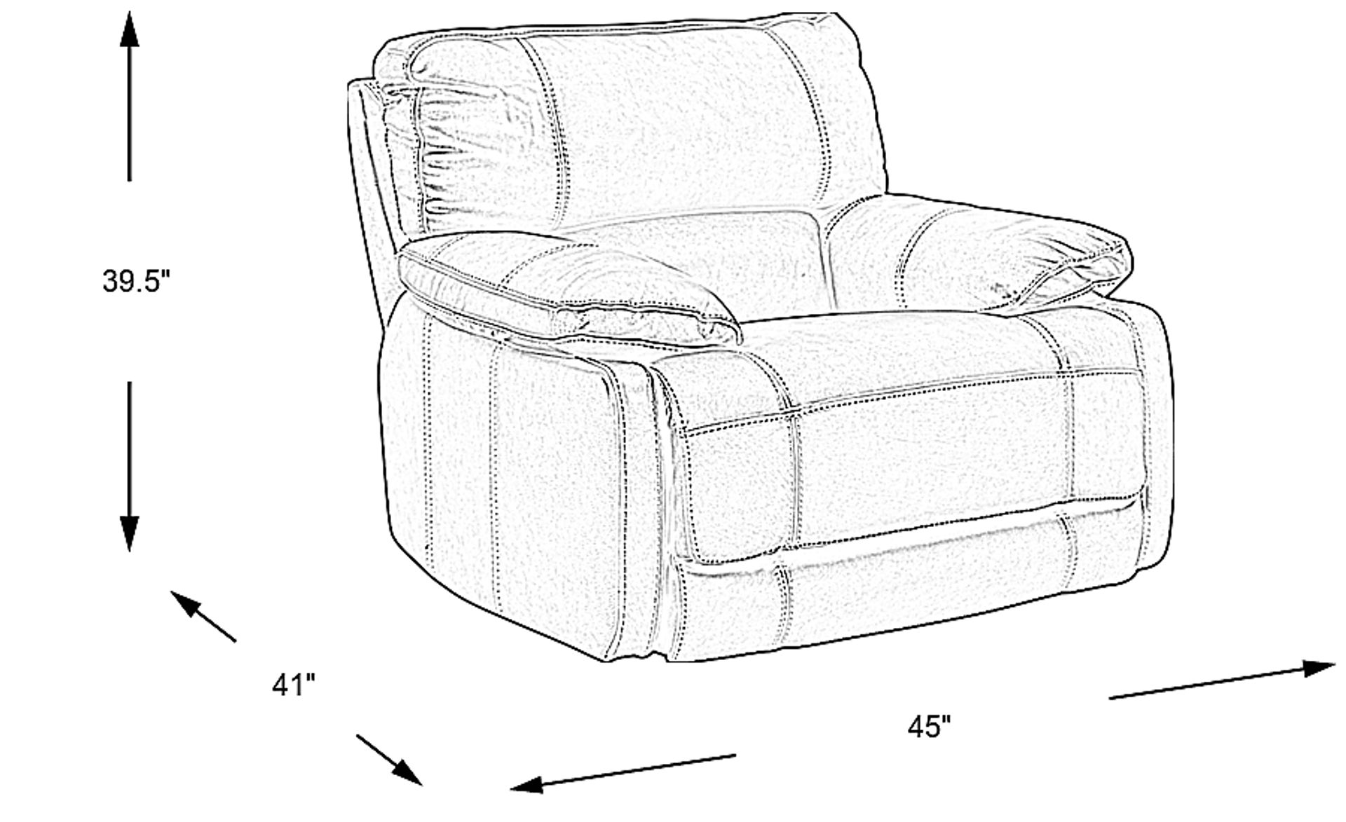 Dimension Image. Please refer to the Dimension Tab on this page for dimension details.