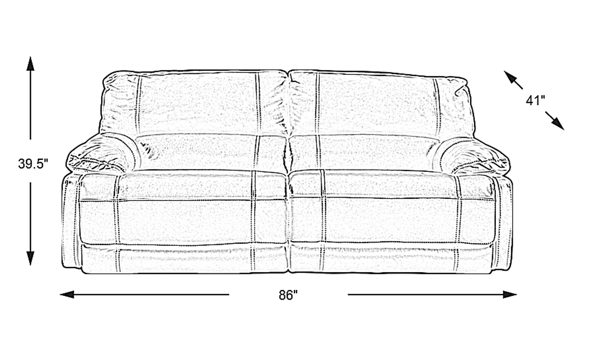 Dimension Image. Please refer to the Dimension Tab on this page for dimension details.