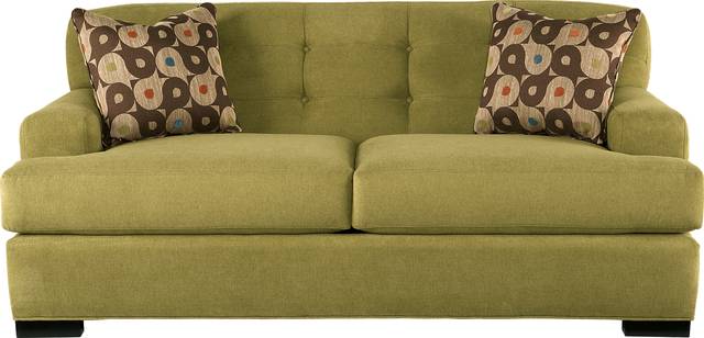 Cindy Crawford Home  Avery Place Water Lily Loveseat - Thumbnail - Image 1