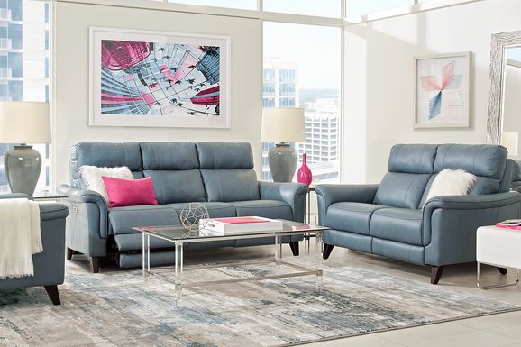 Reclining couch deals and chair set