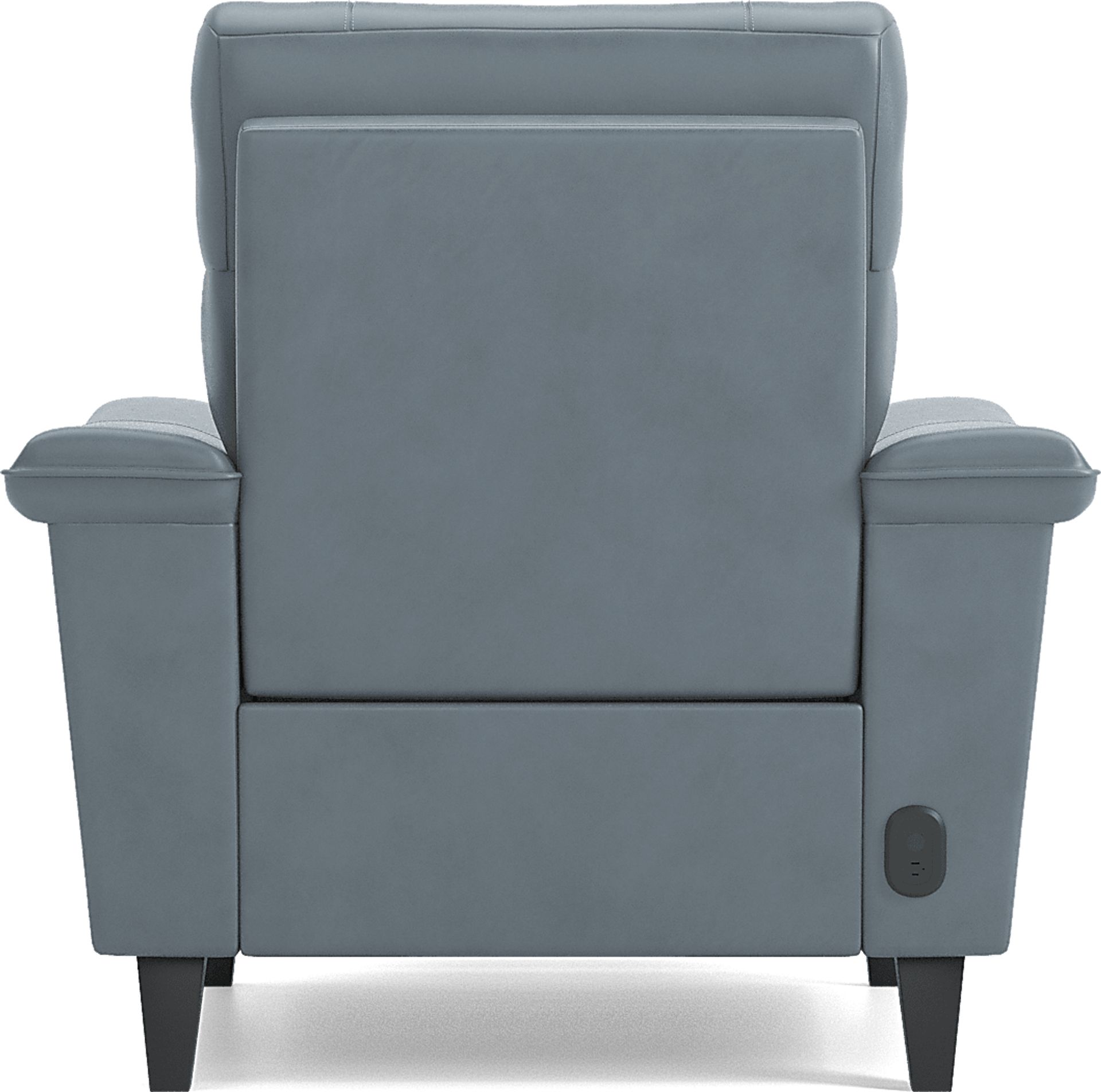 Cindy Crawford Home Avezzano Blue 3 Pc Leather Living Room with Dual Power Reclining Sofa - Image 20
