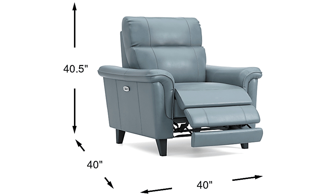 Avezzano Leather Power Recliner