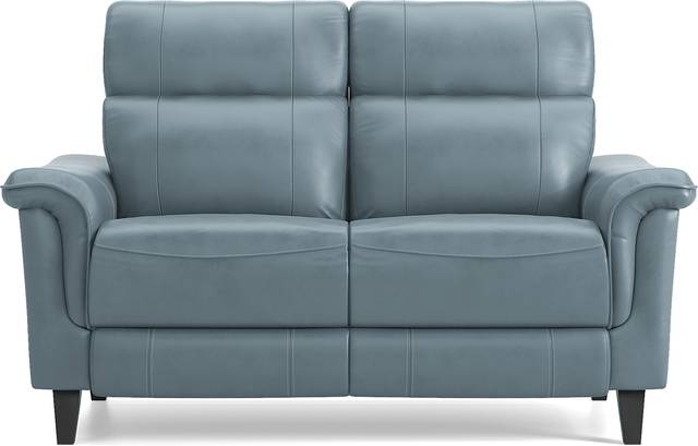 Avezzano Blue Leather 5 Pc Dual Power Reclining Living Room - Thumbnail - Image 11