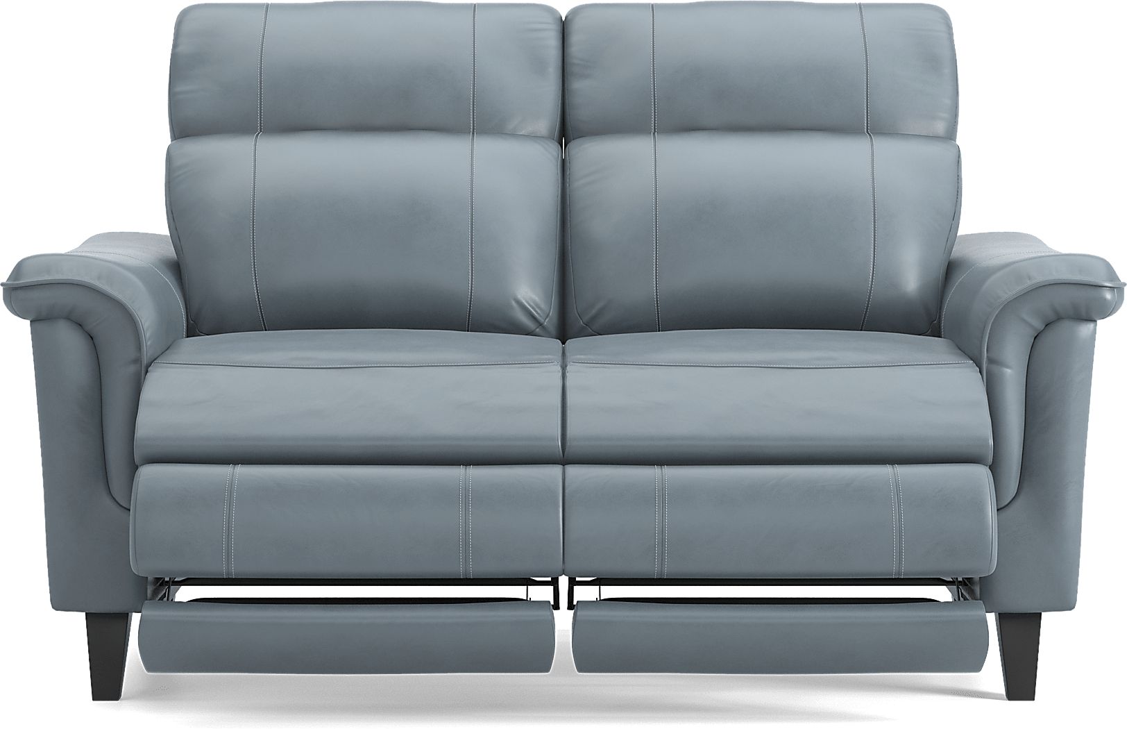 洋楽 MORE LOVE FROM COLETTE  V.A. Cindy Crawford Avezzano Blue Leather Dual Power Reclining