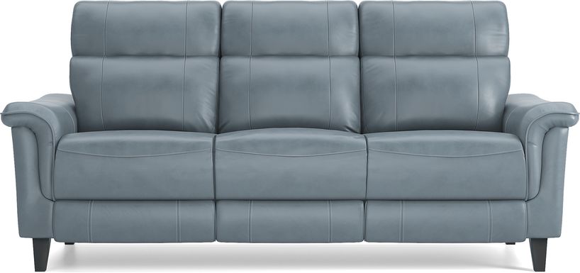 Avezzano Leather Dual Power Reclining Sofa