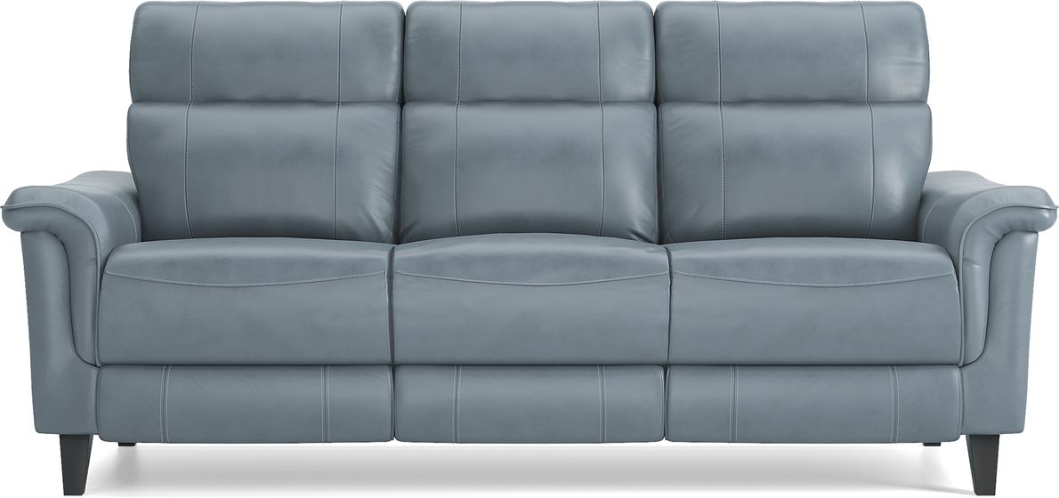 Avezzano Leather Dual Power Reclining Sofa