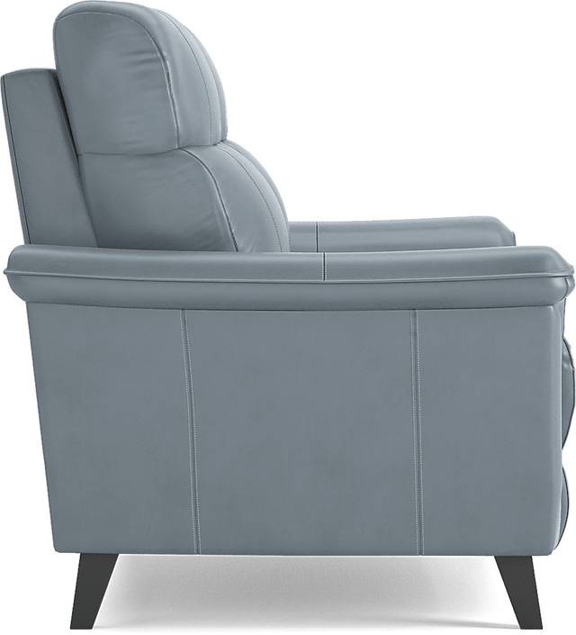 Cindy Crawford Home Avezzano Blue 3 Pc Leather Living Room with Dual Power Reclining Sofa - Thumbnail - Image 12