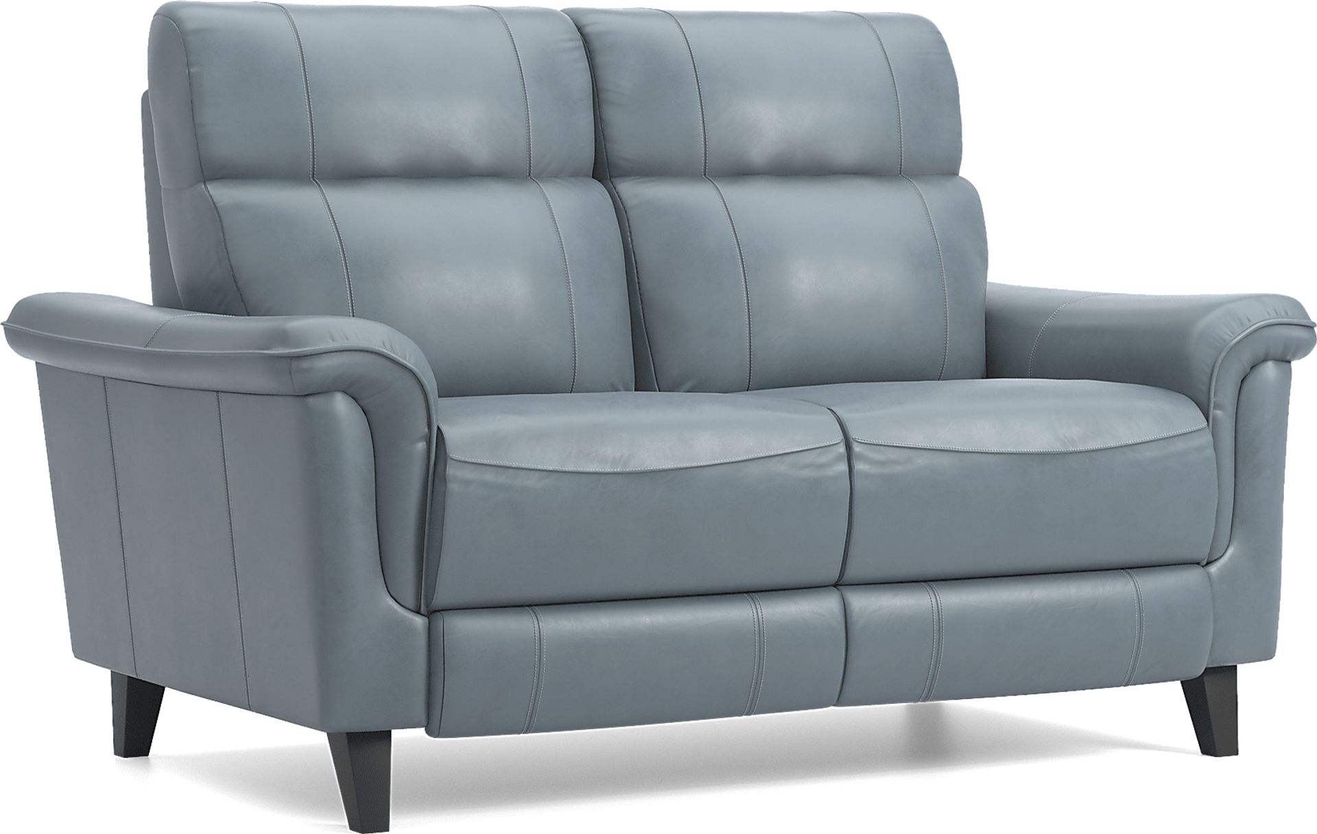 Avezzano Blue Leather 5 Pc Living Room with Dual Power Reclining Sofa - Image 10