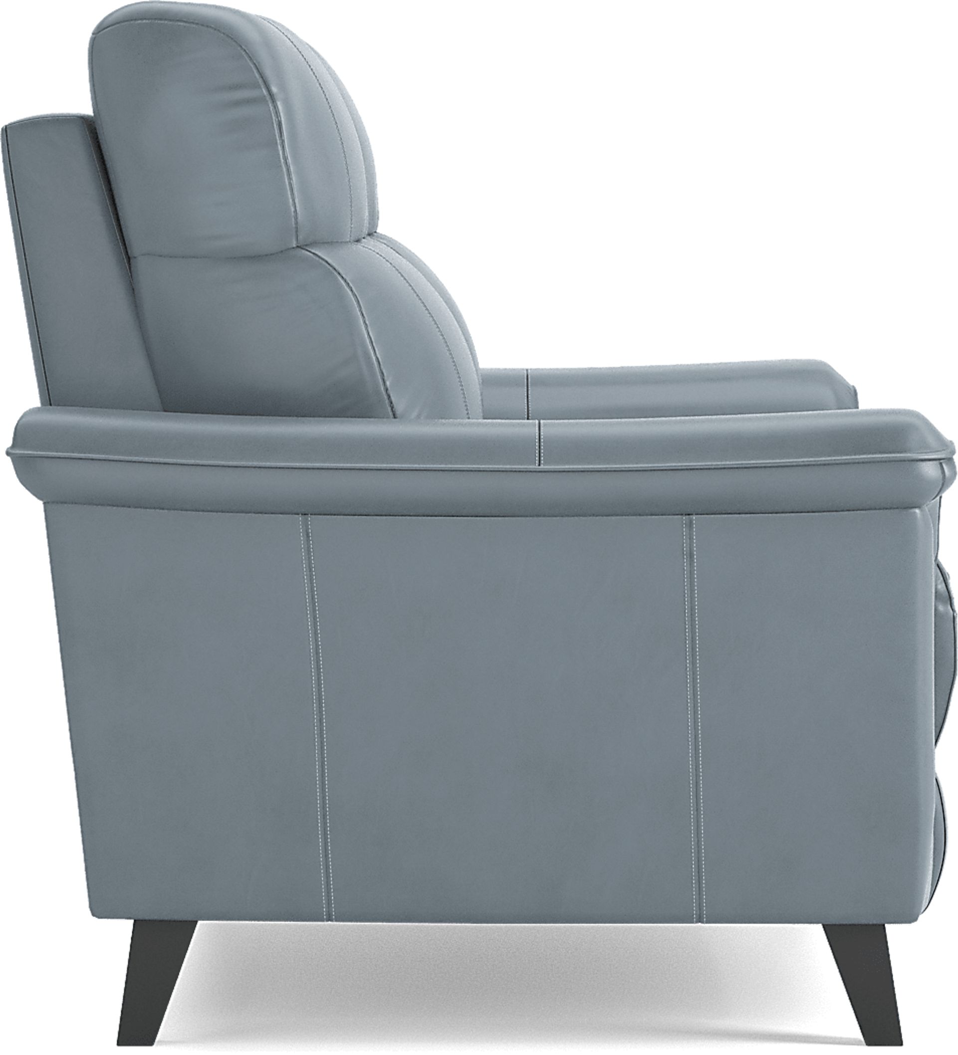 Avezzano Blue Leather 5 Pc Living Room with Dual Power Reclining Sofa - Image 11