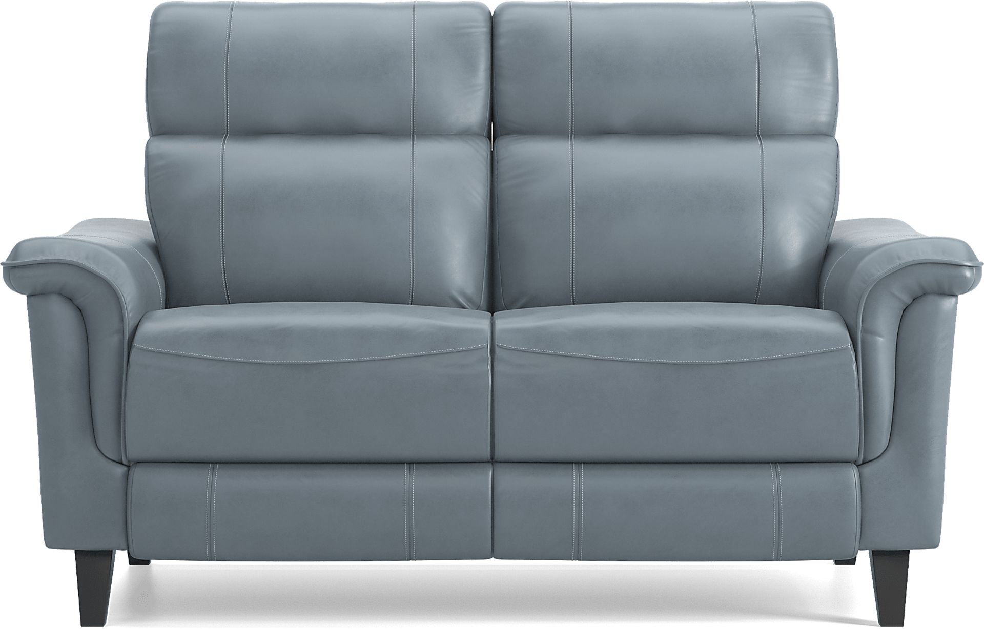 Avezzano Blue Leather 5 Pc Living Room with Dual Power Reclining Sofa - Image 9