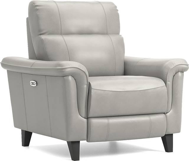 Cindy Crawford Home Avezzano Stone Dual Power Recliner - Thumbnail - Image 1