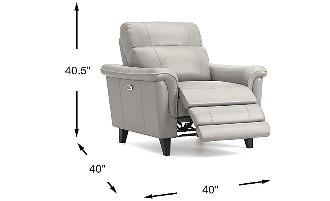 Avezzano Leather Power Recliner
