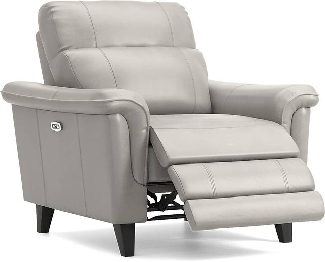 Avezzano Stone Dual Power Recliner - Thumbnail - Image 1