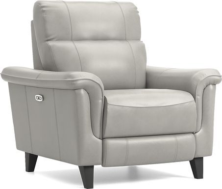 Cindy Crawford Home Avezzano Stone Dual Power Recliner