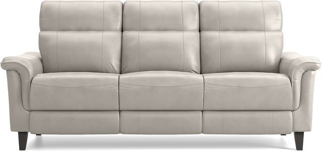 Avezzano Stone Dual Power Reclining Leather Sofa - Thumbnail - Image 4