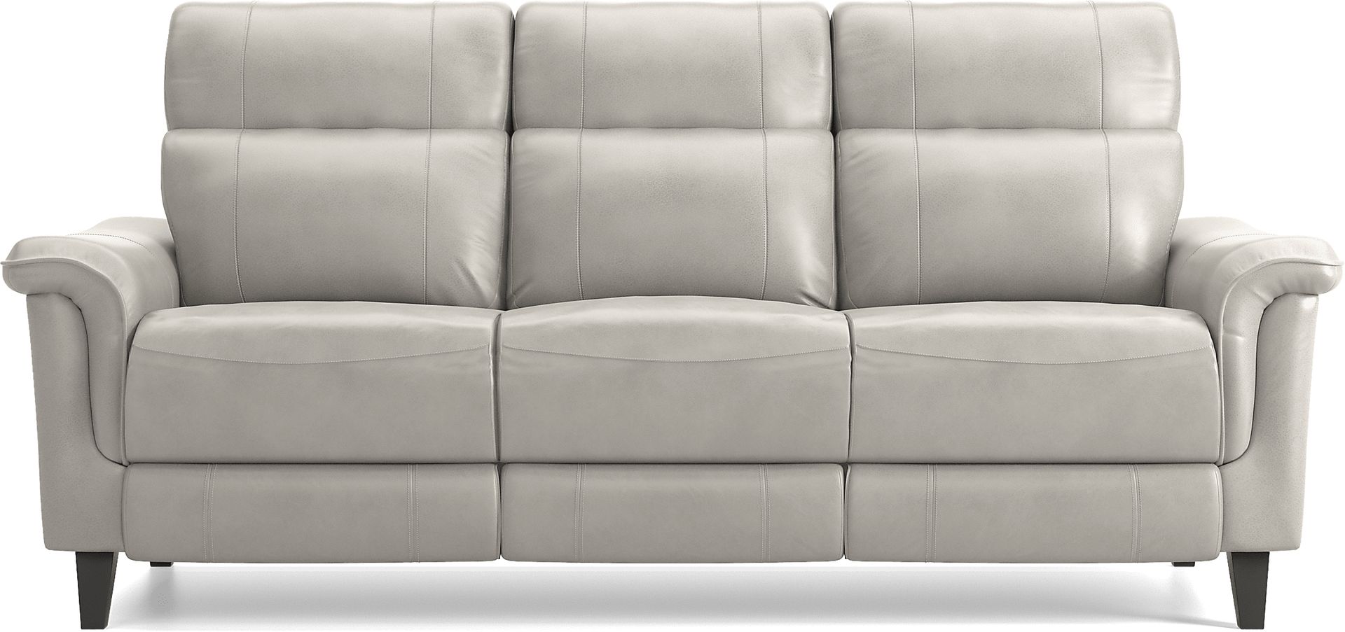 Avezzano Stone 5 Pc Leather Living Room with Dual Power Reclining Sofa - Image 7