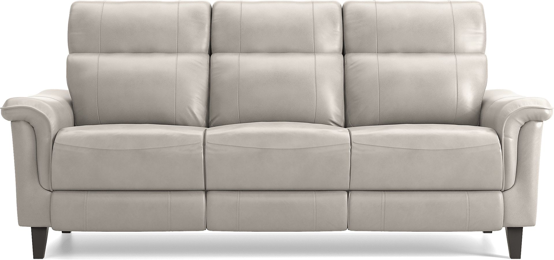 Avezzano Stone Leather 5 Pc Living Room with Dual Power Reclining Sofa - Image 2