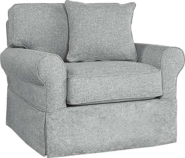Cindy Crawford Home Beachside Ash Textured Chair - Thumbnail - Image 2