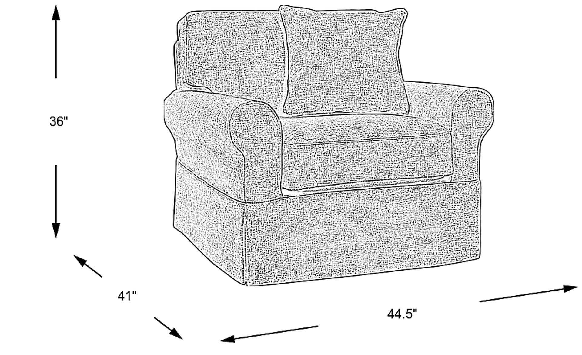 Dimension Image. Please refer to the Dimension Tab on this page for dimension details.
