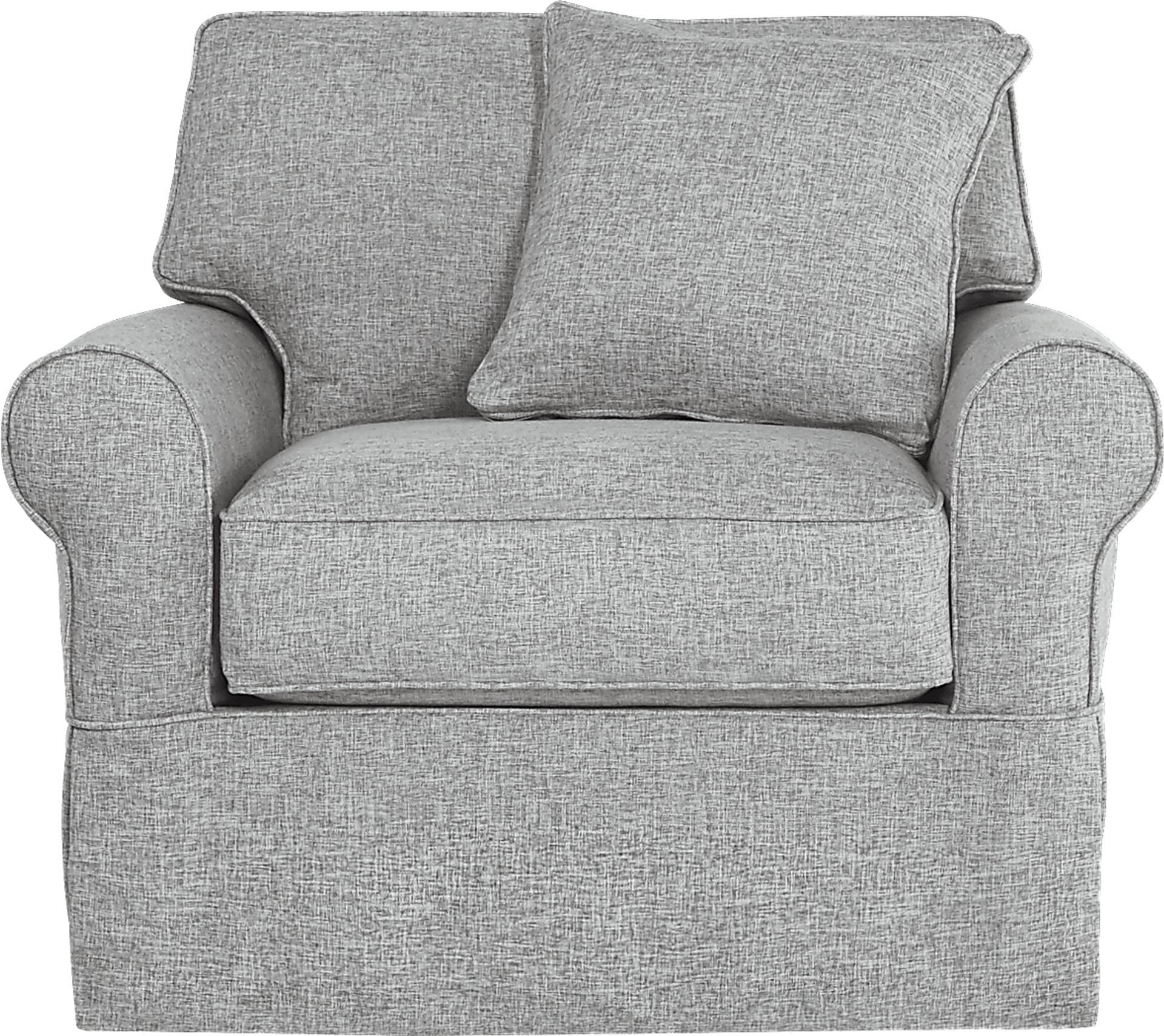 Cindy Crawford Home Beachside Ash Textured Chair - Image 1
