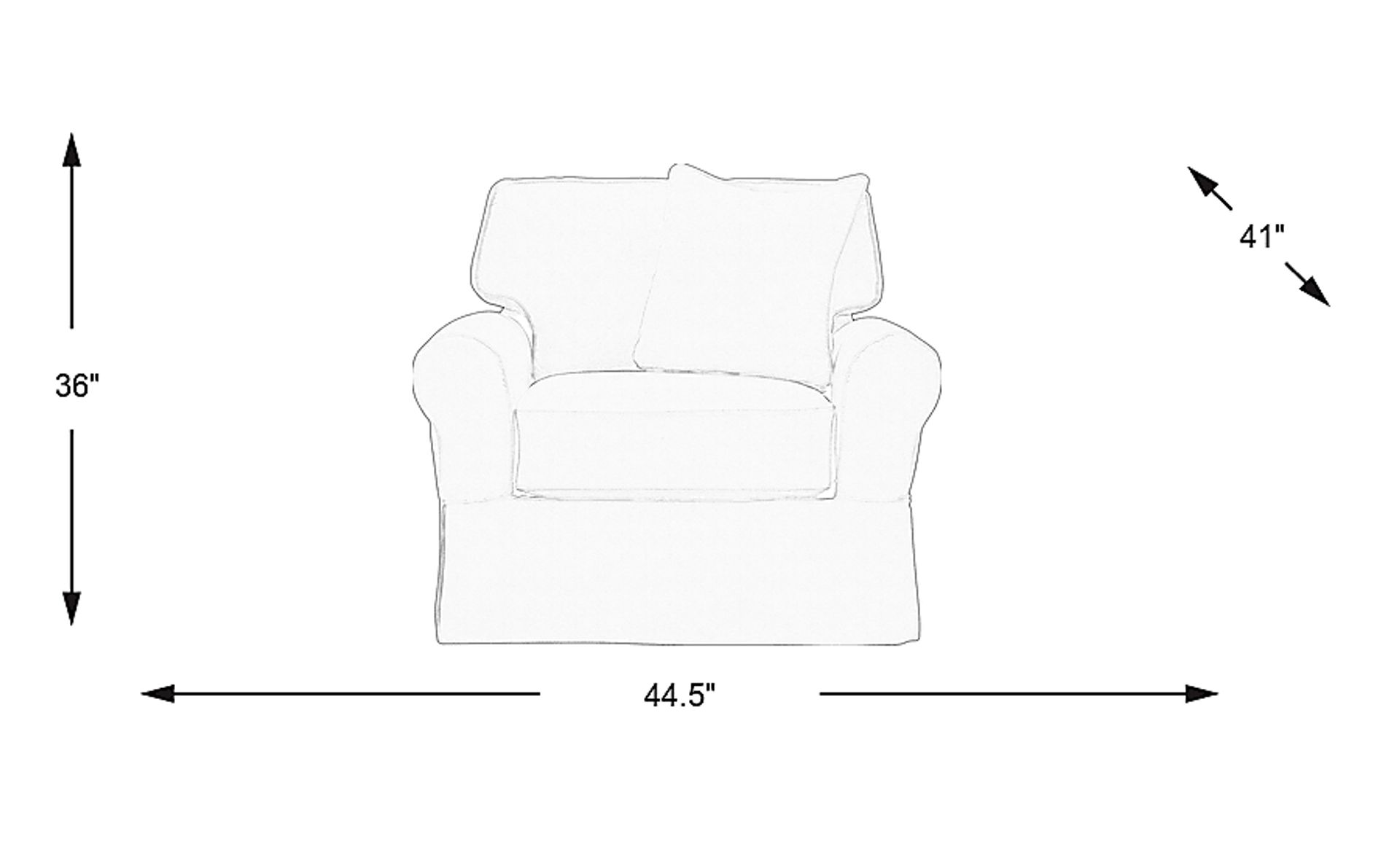 Dimension Image. Please refer to the Dimension Tab on this page for dimension details.